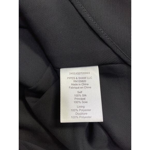 Veronica Beard 'Seymour' Black Silk Dress Size 2 - NWT - Picture 5 of 5